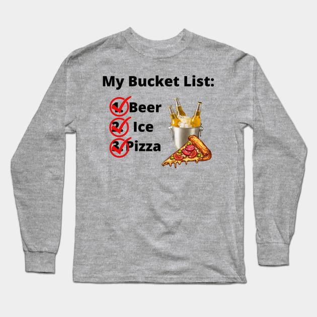 Bucket List #7 Long Sleeve T-Shirt by meltubs76